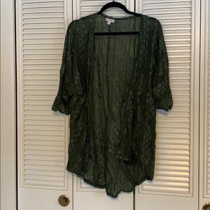 LuLaRoe lace cardigan